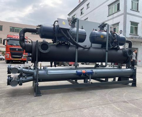 JLSW-200D 맞춤형 물 냉각 나사 압축기 냉각기 PLC 제어 100kW