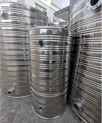 스레드 단열 스테인레스 스틸 물 탱크 50mm 두께 산업용