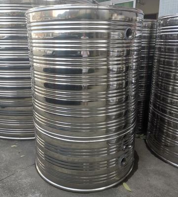 산업용 격리된 야외 물탱크 50mm 두꺼운 SS 물탱크