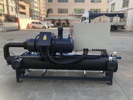 비처 / 한벨 스크루 힐러 380-415V 52.5kw 압축기 물 냉각 온도 범위 5-35.C