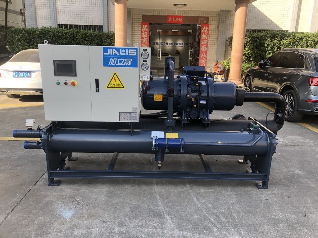 비처 / 한벨 스크루 힐러 380-415V 52.5kw 압축기 물 냉각 온도 범위 5-35.C
